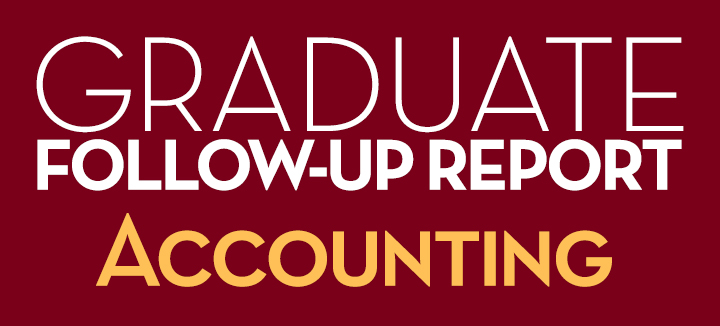 Graduate Follow-up Report Accounting
