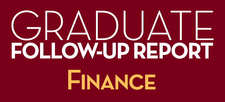 Graduate Follow-Up Report Finance