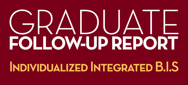 Graduate Follow-Up Report Individualized Integrated B.I.S
