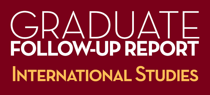 Graduate Follow-Up Report International Studies