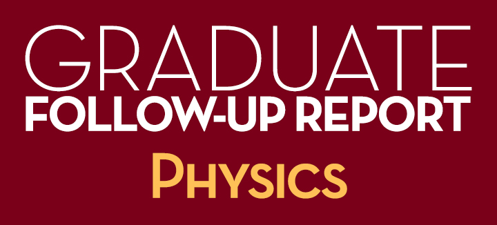 Graduate Follow-Up Report Physics