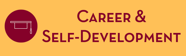 Graphic that reads career and self-development