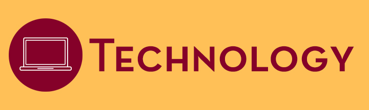 graphic with the word technology